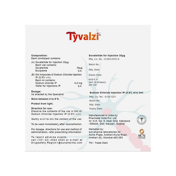 TYVALZI 30mcg Injection 1's
