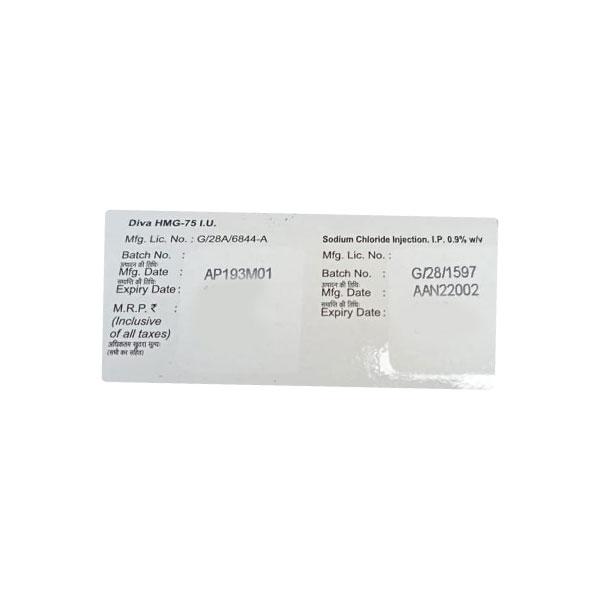 Diva Hmg 75Iu Injection 1'S