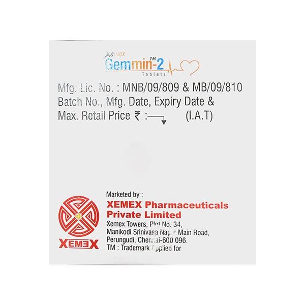 GEMMIN 2 Tablet 15's