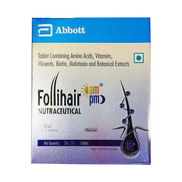 FOLLIHAIR AM/PM Gluten Free Tablet 20's