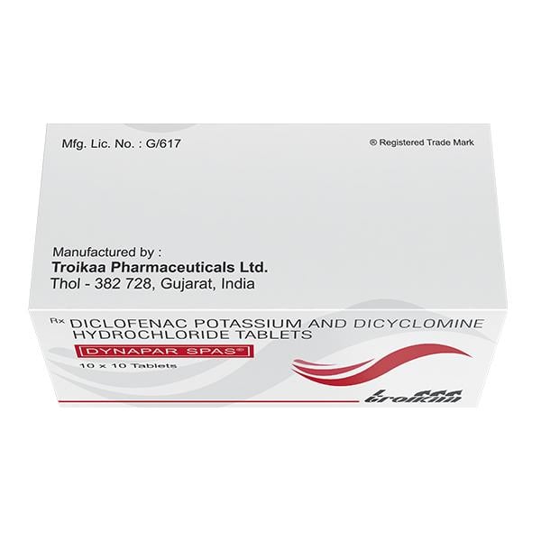 Dynapar Spas Tablet 10'S