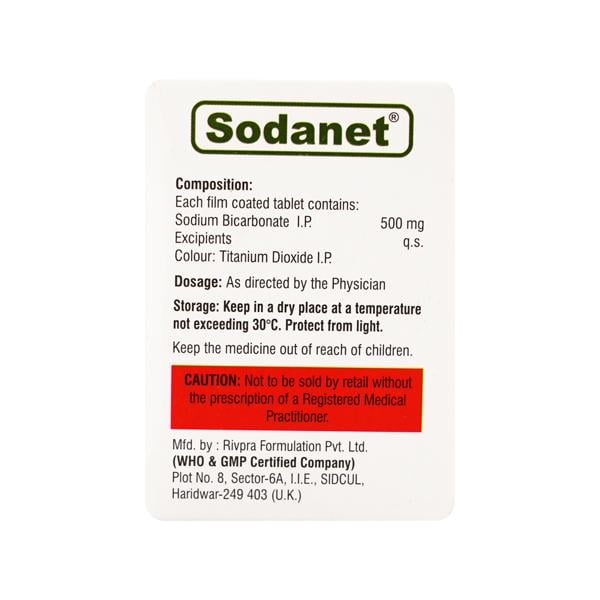 Sodanet 500mg Tablet 10'S