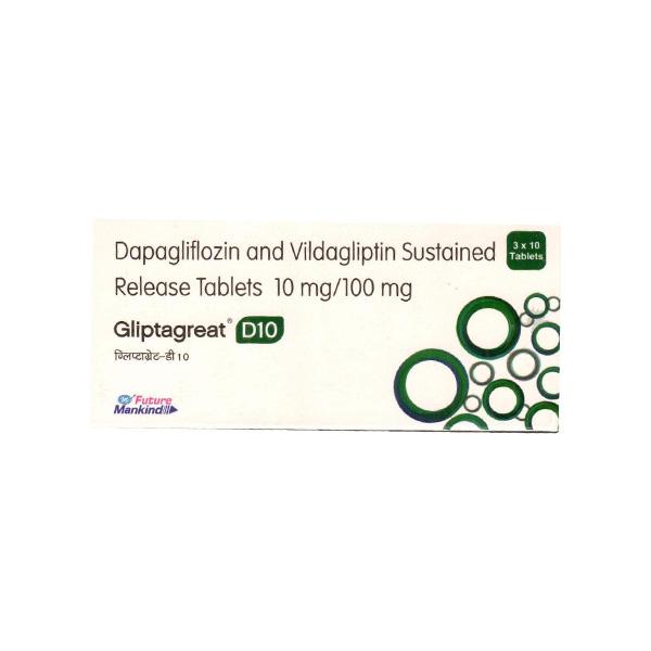 GLIPTAGREAT D 10 Tablet 10's