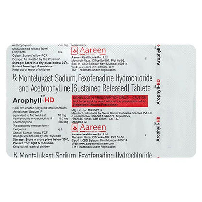 AROPHYLL HD Tablet 10's