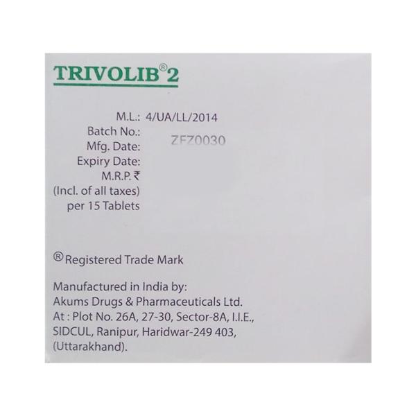 TRIVOLIB 2 Tablet 15's