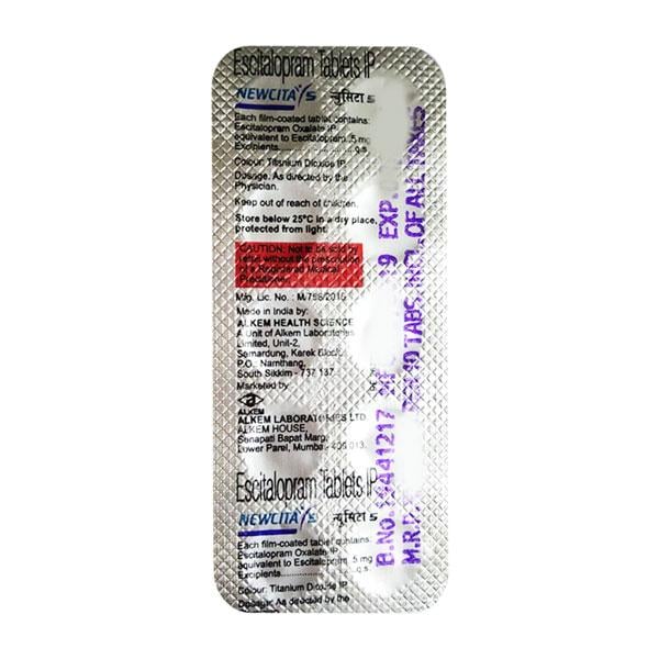 Newcita 5mg Tablet 10'S