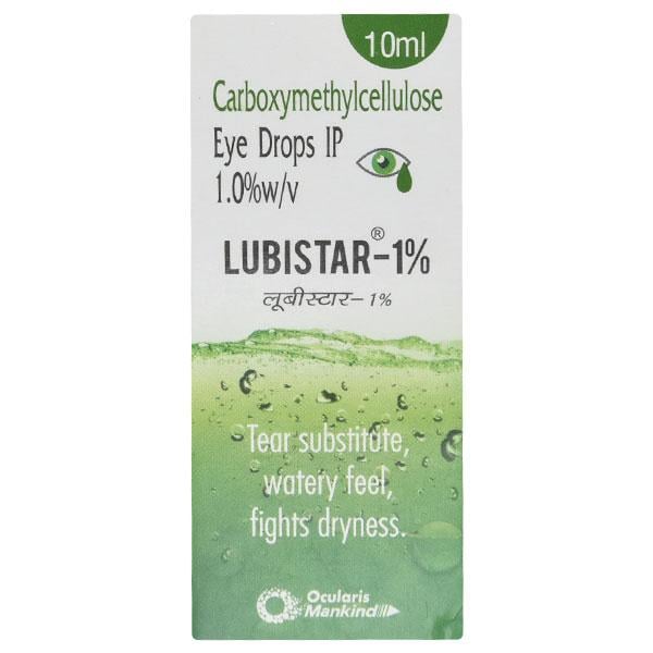 LUBISTAR 1% Eye Drops 10ml - Global Surgicals