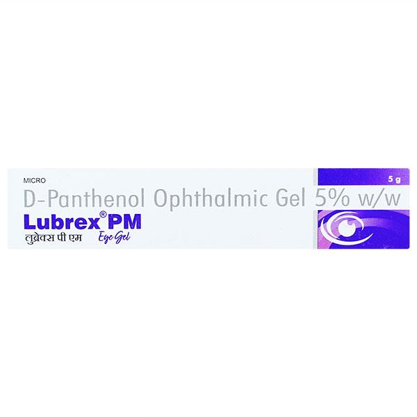 LUBREX PM Eye Gel 5gm - Global Surgicals