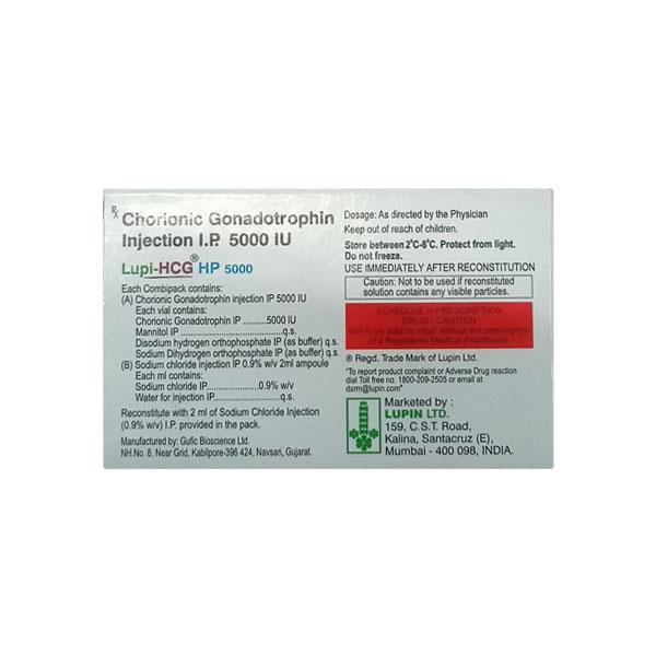 LUPI HCG HP 5000 Injection 1's - Global Surgicals
