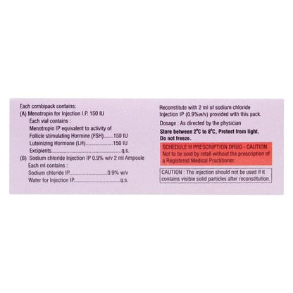 Lupi Hmg 150mg Injection 1's - Global Surgicals