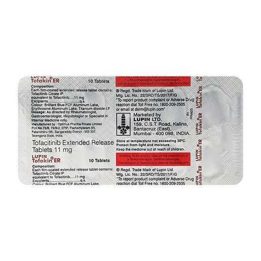 LUPIN TOFAKIN ER Tablet 10's - Global Surgicals