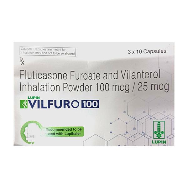 LUPIN VILFURO 100 Capsule 3x10's - Global Surgicals
