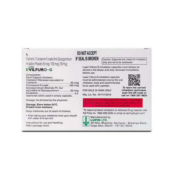 LUPIN VILFURO G Capsule 3X10's - Global Surgicals