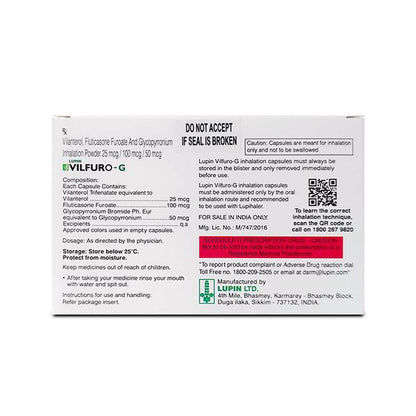 LUPIN VILFURO G Capsule 3X10's - Global Surgicals