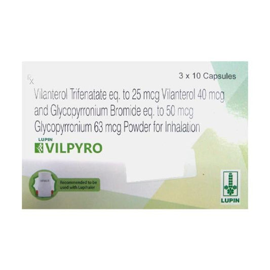 LUPIN VILPYRO Capsule 3X10's - Global Surgicals