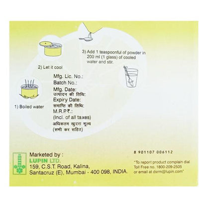 LUPIN'S ORS Tangy Lemon Flavour Powder 21gm - Global Surgicals