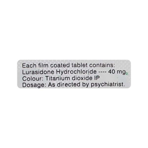 Lurafic 40mg Tablet 10'S - Global Surgicals