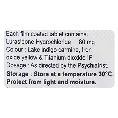 Lurastar 80mg Tablet 10'S - Global Surgicals