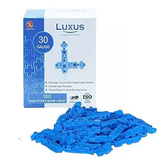 Luxus Round Blood Lancets - Global Surgicals