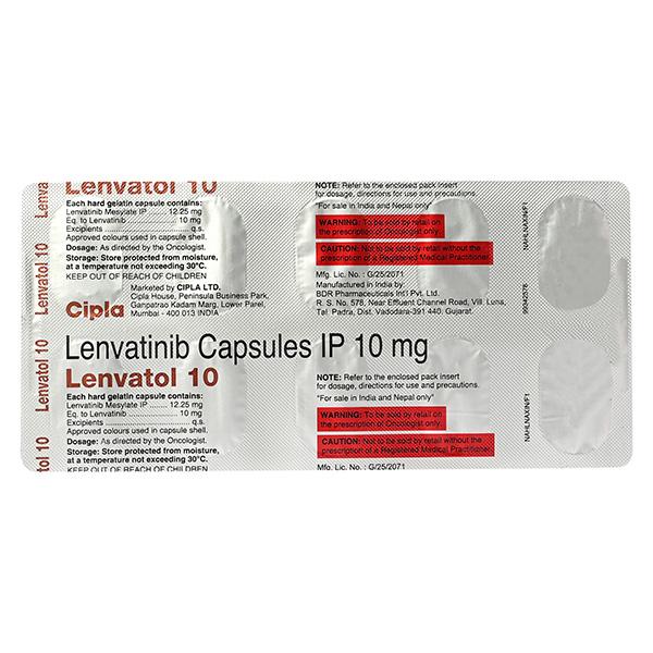 LENVATOL 10 Capsule 10's