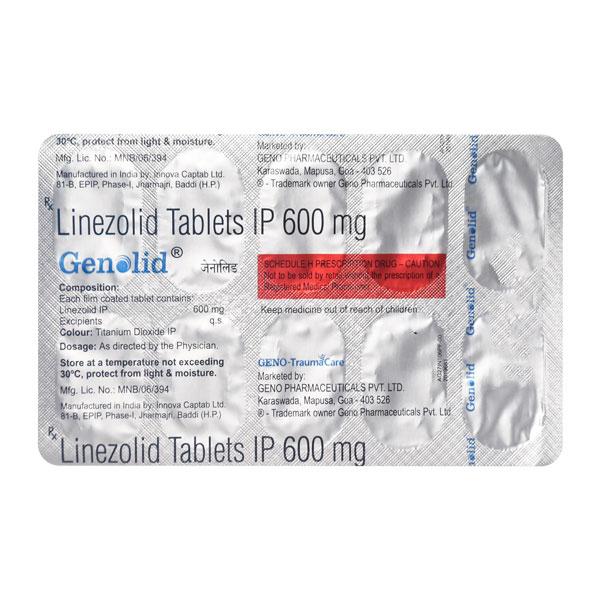 Genolid 600mg Tablet 10'S