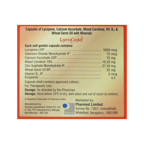 Lycogold Capsule 10'S - Global Surgicals