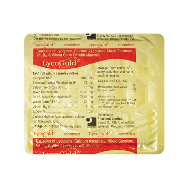 Lycogold Capsule 10'S - Global Surgicals