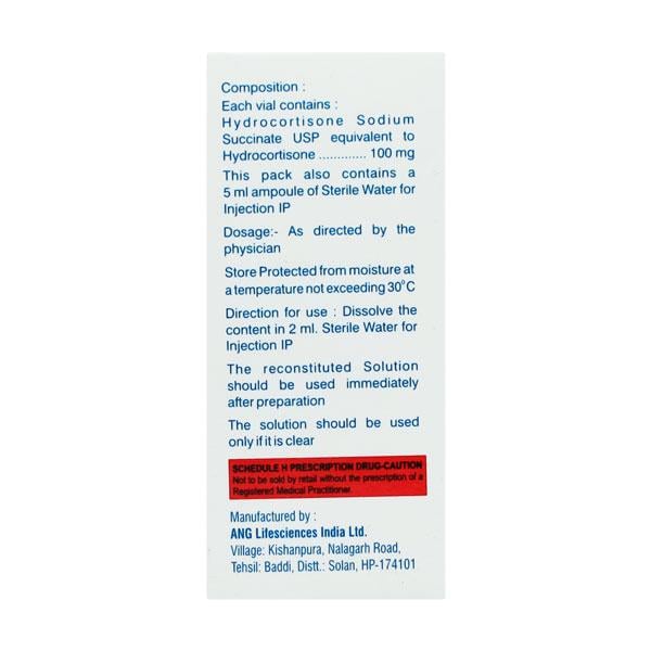 Lycortin S 100mg Injection 1's - Global Surgicals