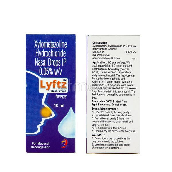 Lyftz 0.05% Nasal Drops 10ml - Global Surgicals