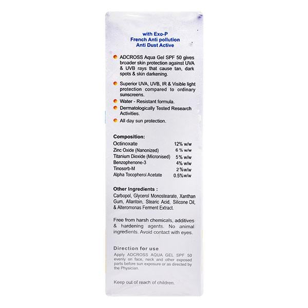 ADCROSS AQUA SPF 50+ Gel 75ml