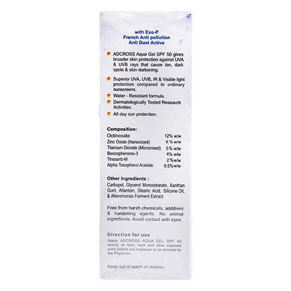 ADCROSS AQUA SPF 50+ Gel 75ml