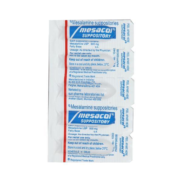 Mesacol Suppository 5'S