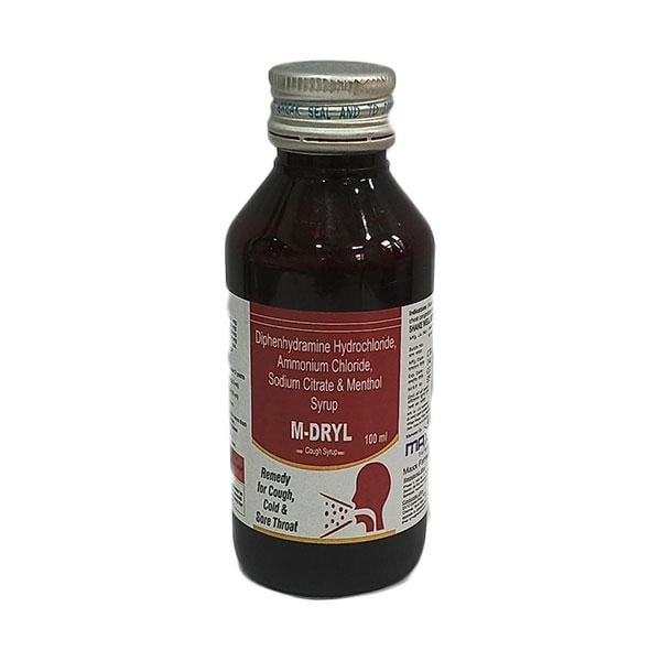 M DRYL Syrup 100ml - Global Surgicals
