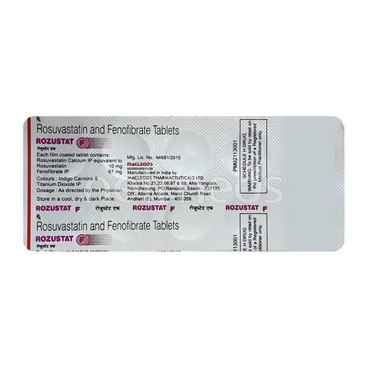 Rozustat F Tablet 10'S