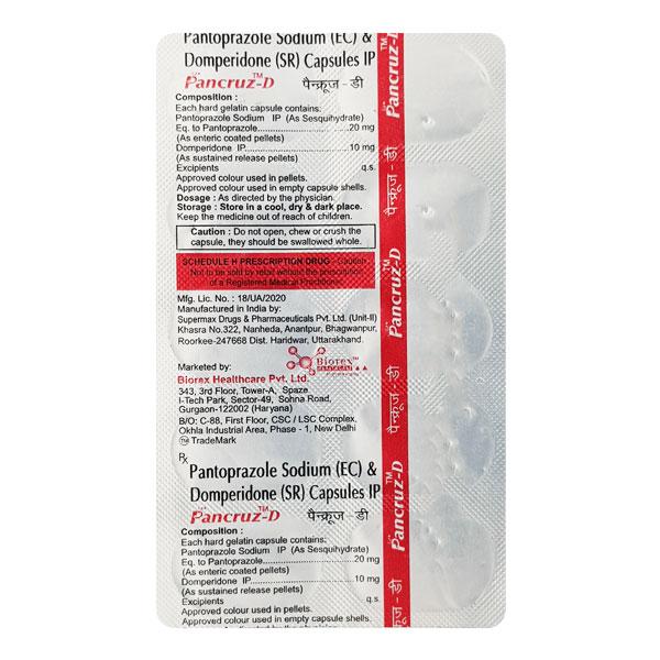 PANCRUZ D Capsule 10's