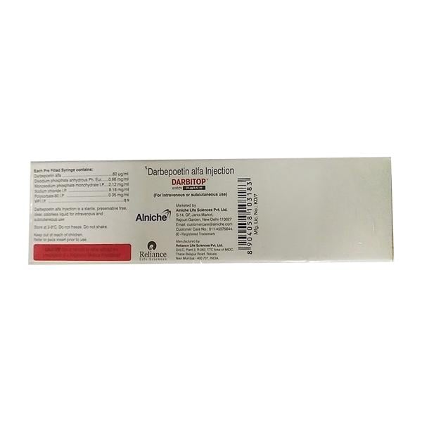 DARBITOP 25mcg Prefilled Syringe(Pfs) 0.42ml