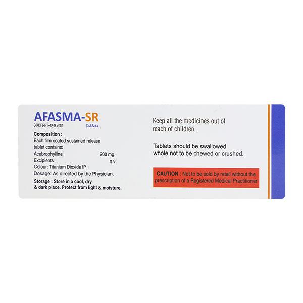 AFASMA SR 200MG TABLET 10'S