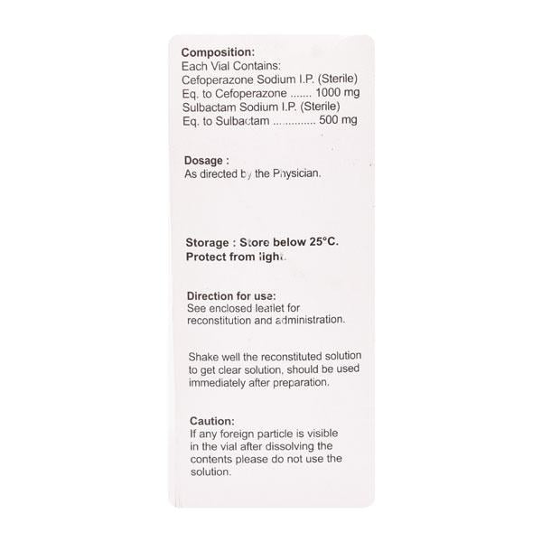 CONVICTUS FORTE 1.5gm Injection 1's