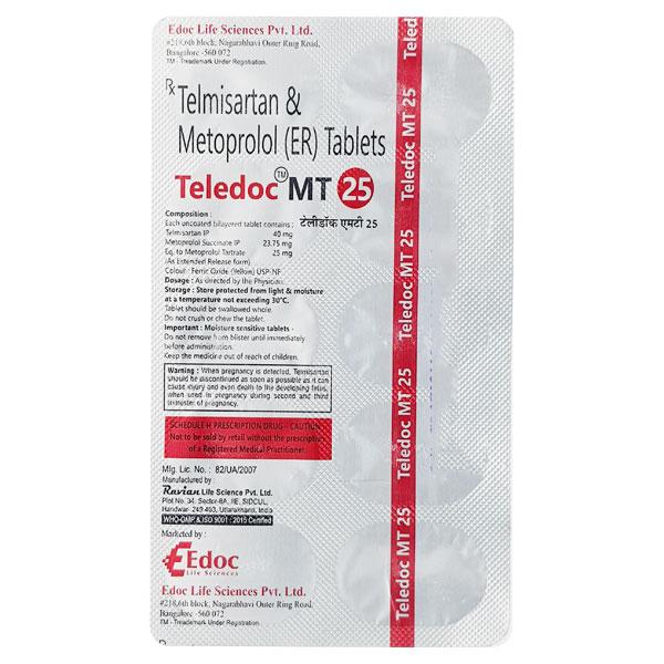 TELEDOC MT 25 Tablet 10's