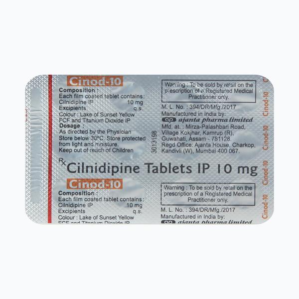 Cinod 10mg Tablet 15'S