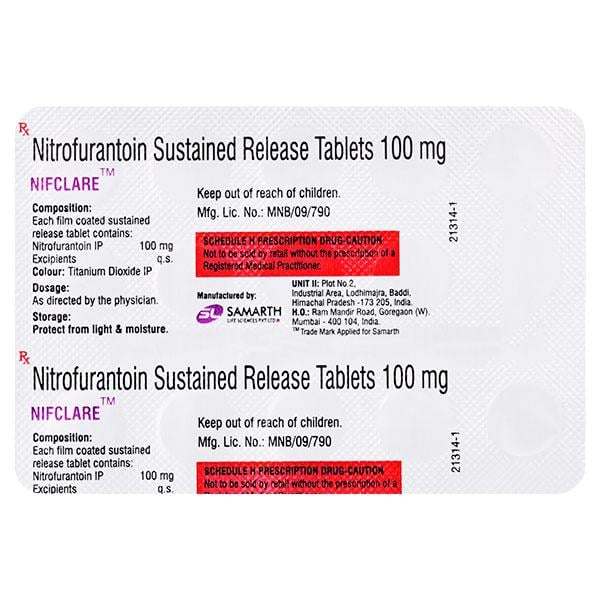 NIFCLARE 100mg Tablet 14's