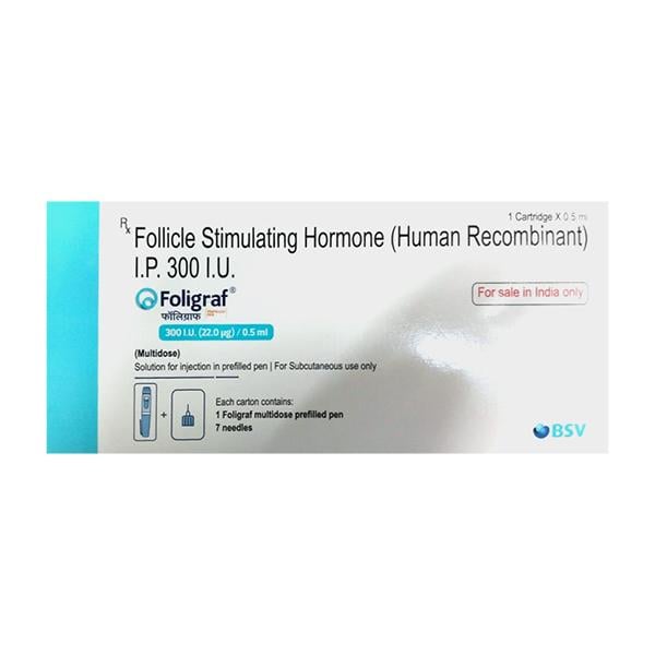 FOLIGRAF 300iu Prefilled Pen 0.5ml