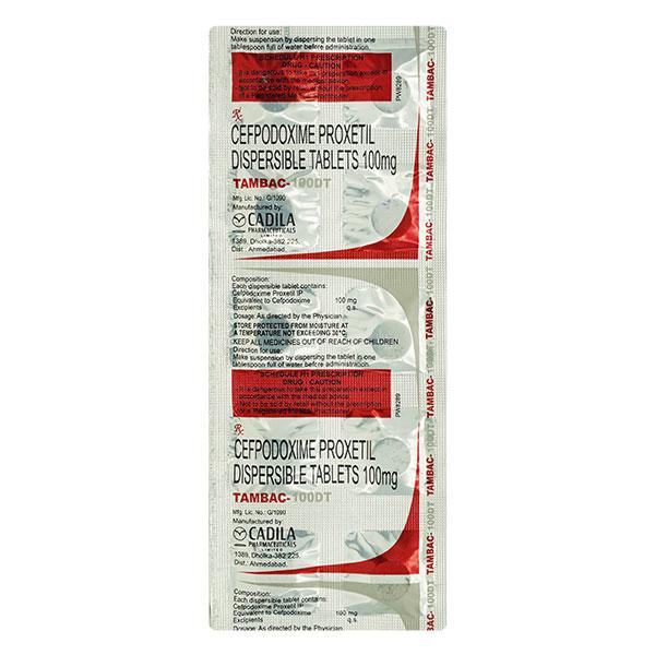 Tambac DT 100mg Tablet 10'S