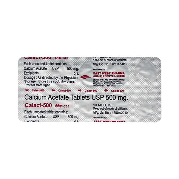 Calact 500mg Tablet 10'S