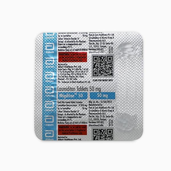 MIGDITAN 50 Tablet 4's