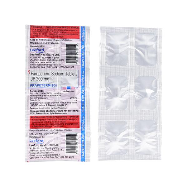 FRAPETERM 200 Tablet 6's