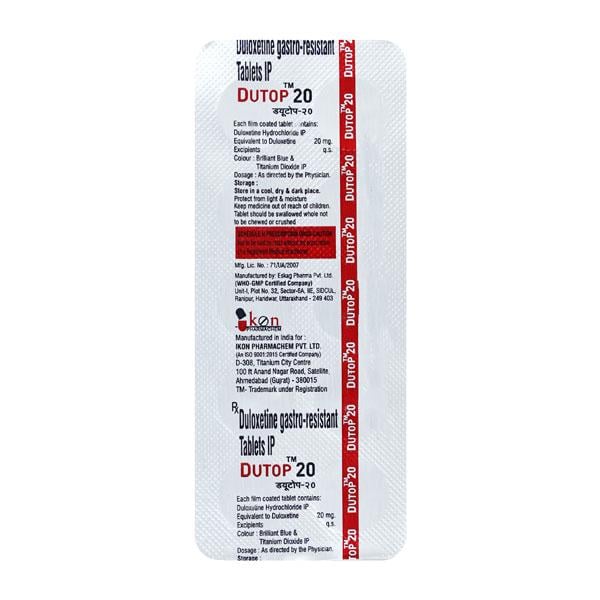 DUTOP 20 Tablet 10's