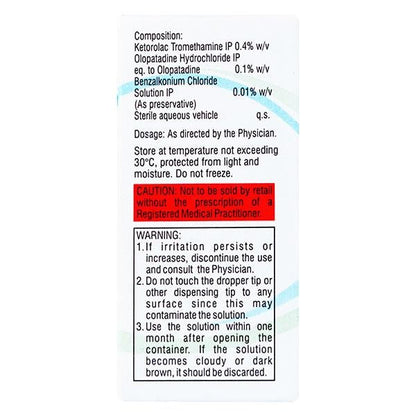 Combipat Sterile Ophthalmic Solution 5ml