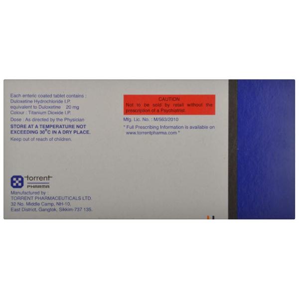 Symbal 20mg Tablet 10'S