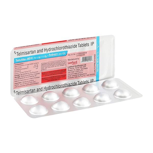 TELVILITE H 40mg Tablet 10's